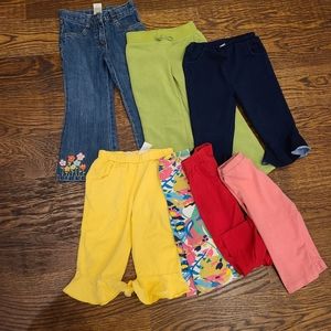 Girls 3t bundle of pants/capris